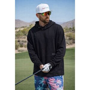 Bad Birdie Black Pullover Hoodie Sweatshirt Top  Mens Size Large